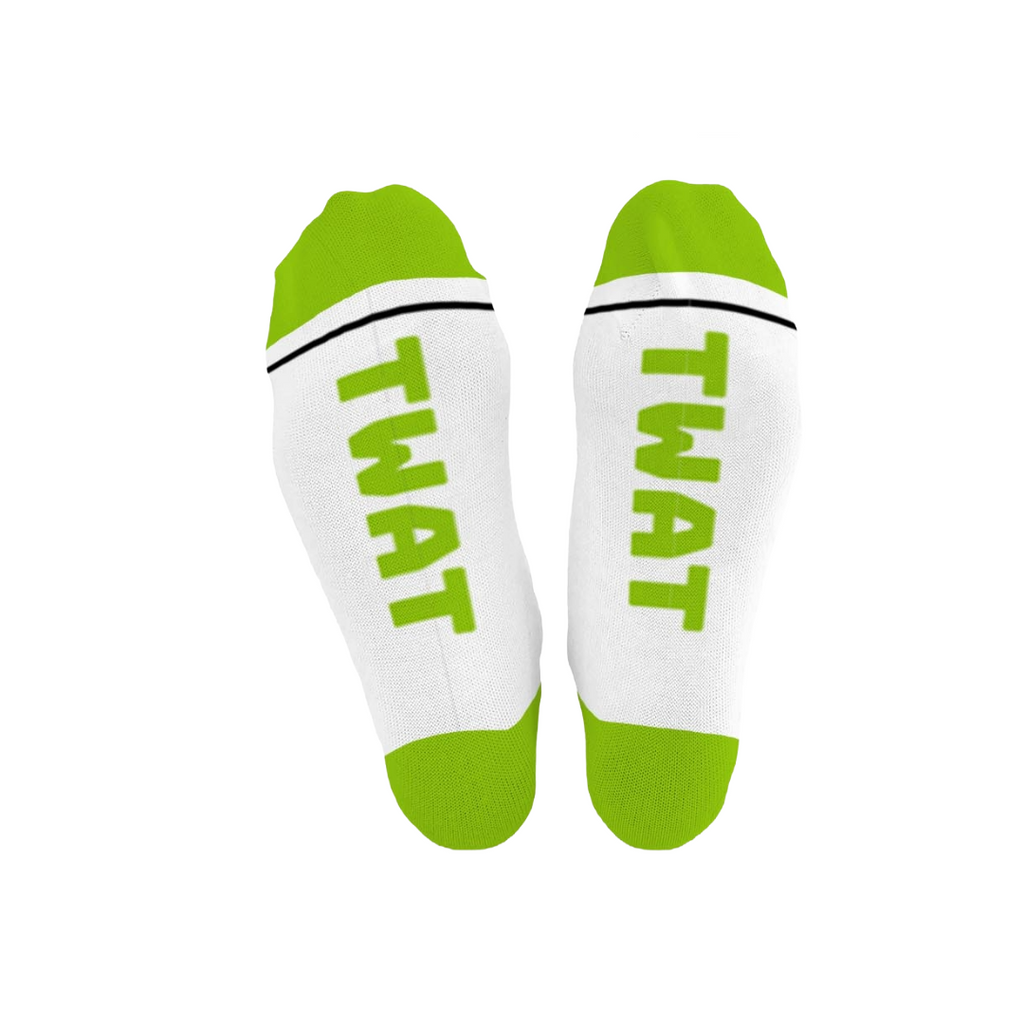 TWAT | Cotton Crew Socks | Sports | Mid-length