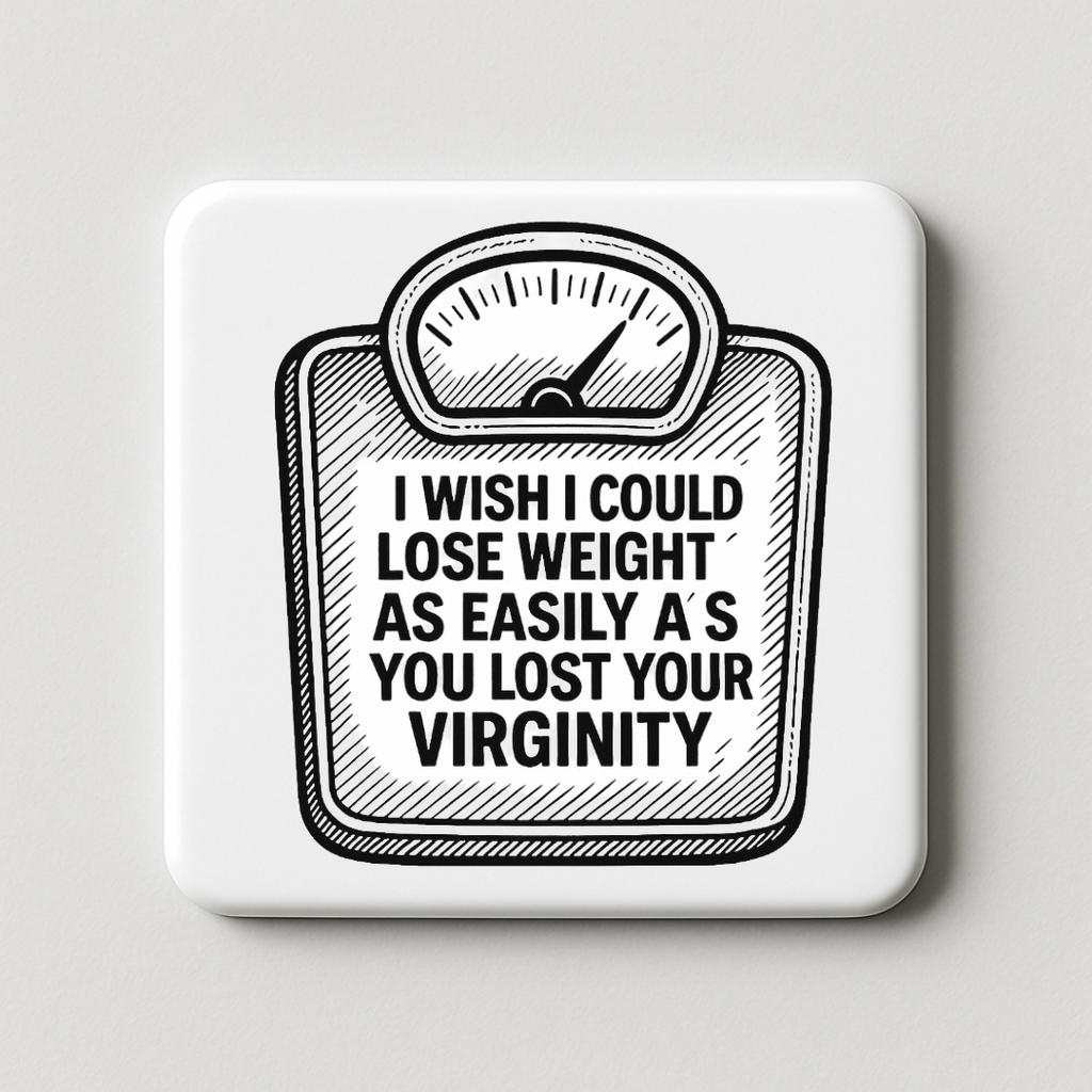 Lose Weight Easily | Mischievous Magnet | 5cm x 5cm