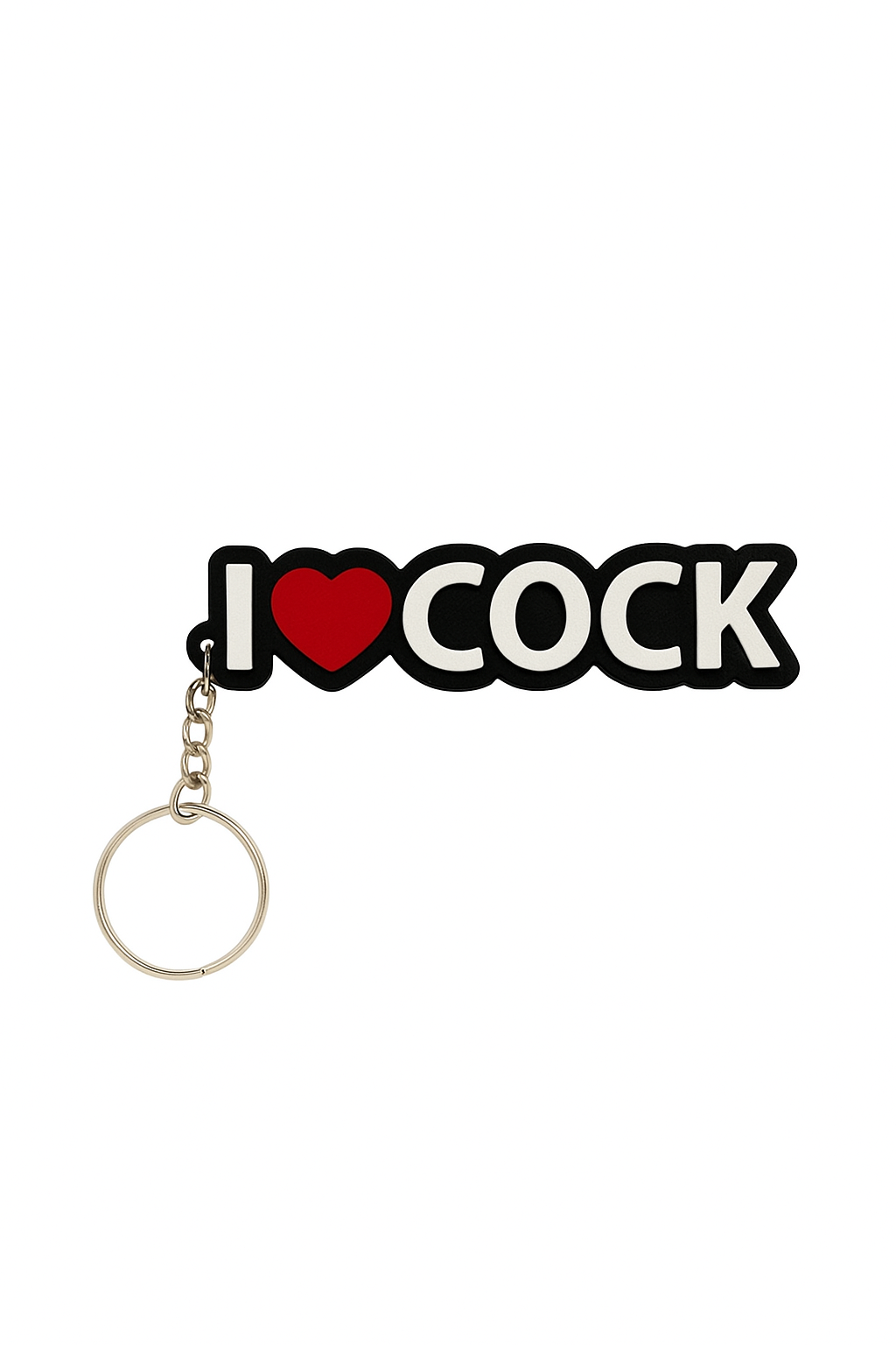 I love Cock | Keychains | 3D Printed