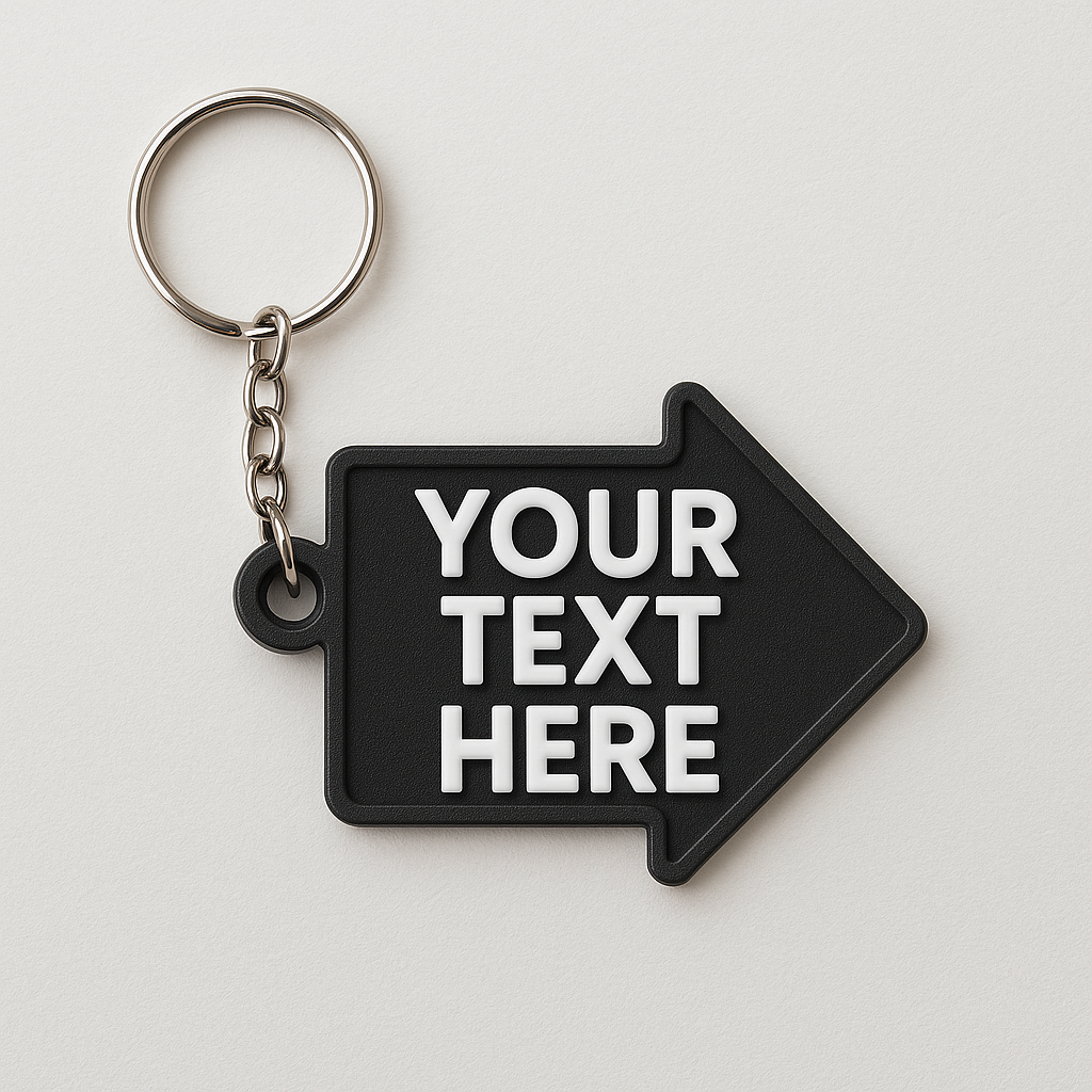 Custom & Bespoke |  3D Printed Keychain set of 6 and FREE Design Service