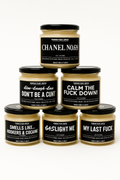 Complete Set of 6 | Naughty Glassjar Candle | 225g | 35 hours
