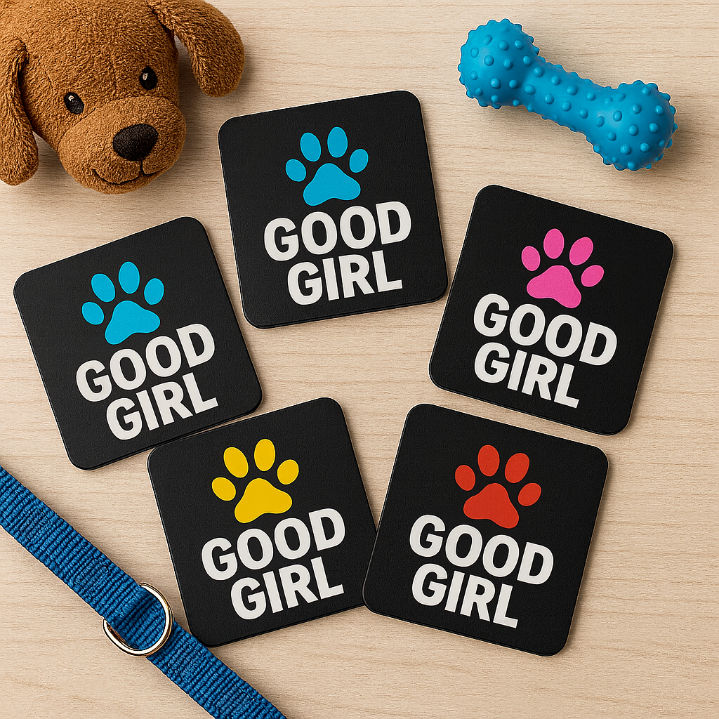 Good Girl Paw | Kink Fetish Coasters | Pup Play