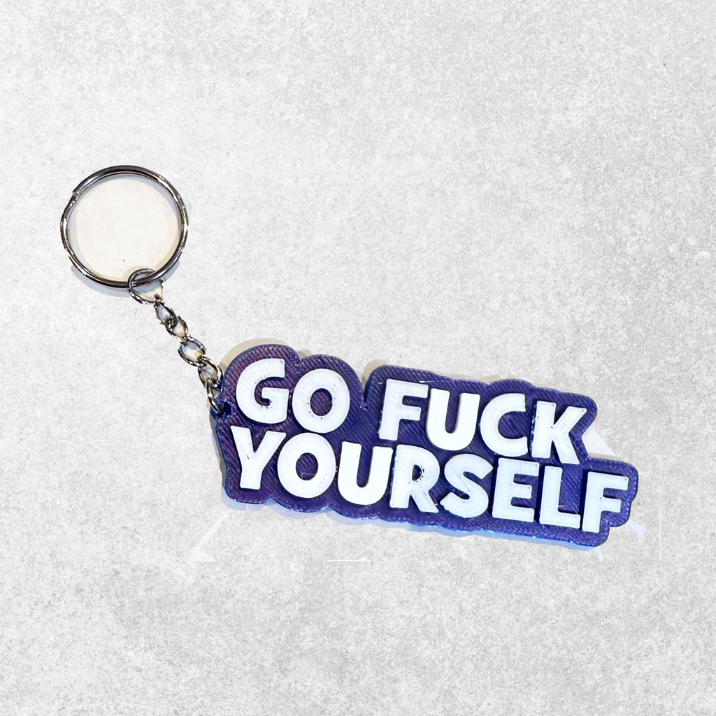 Custom & Bespoke |  3D Printed Keychain set of 6 and FREE Design Service