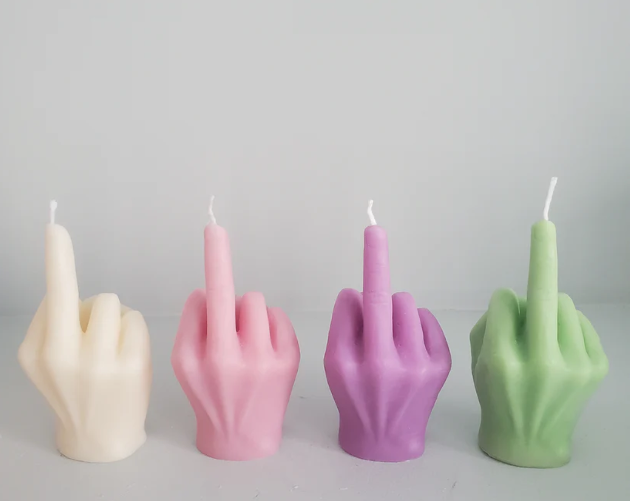 Smal Middle Finger | 5cm | Fuck U | Candle