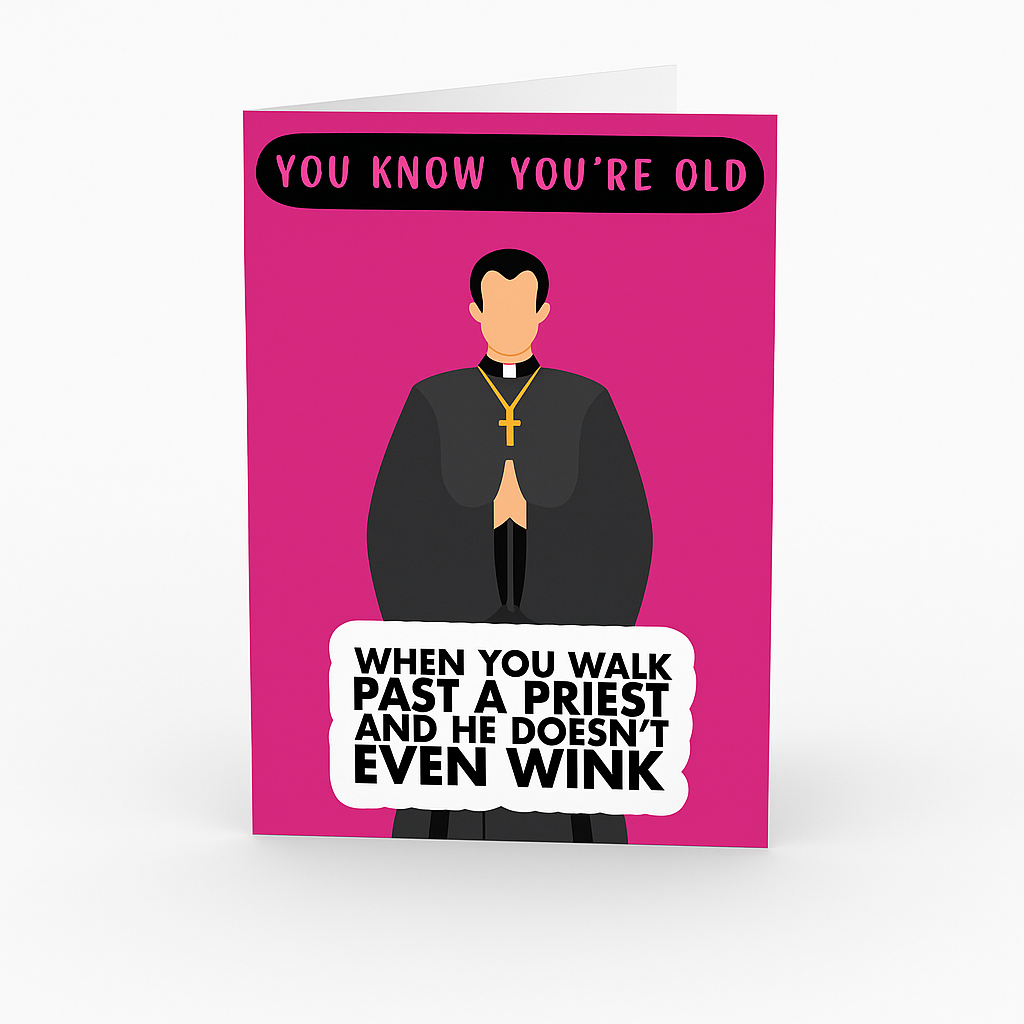 Greetings Card A5 | Priest