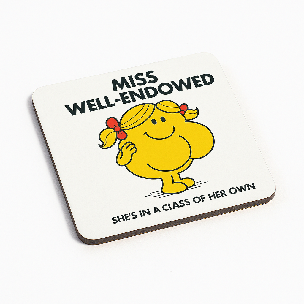 Cheeky Coasters | Miss Well-Endowed