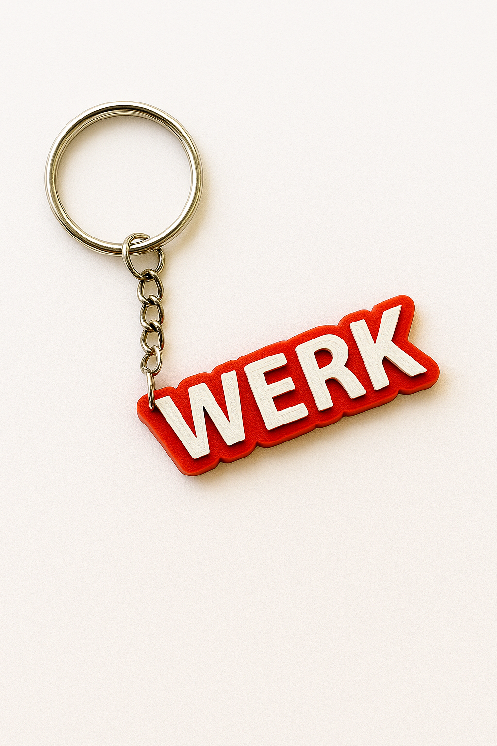 Werk | Keychains | 3D Printed