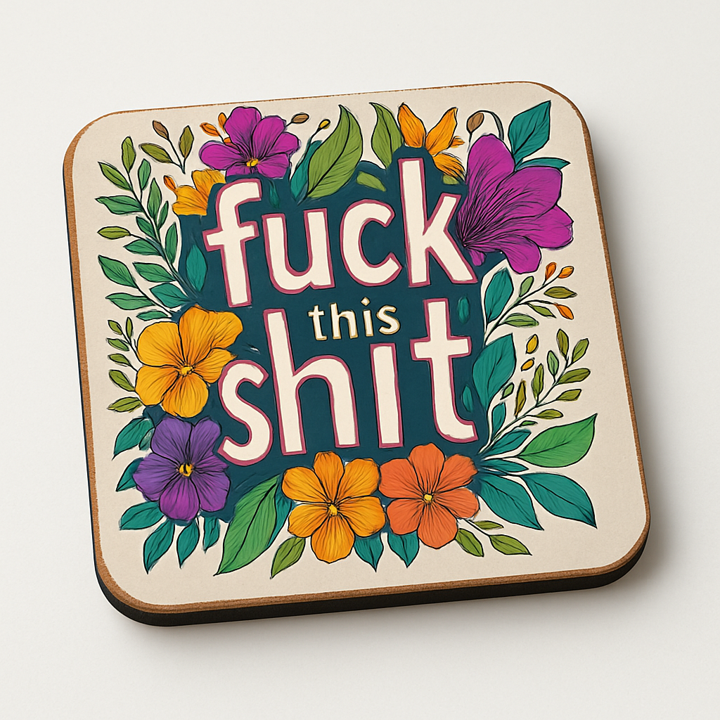 Cheeky Coasters | Fuck this Shit
