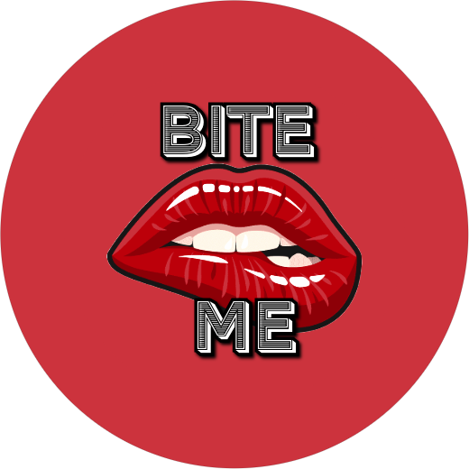 Bite me | Badge | 32mm