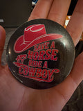 Stripper Badge 72mm | save a horse, ride a cowboy