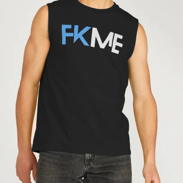 Light Blue Logo Tank Top