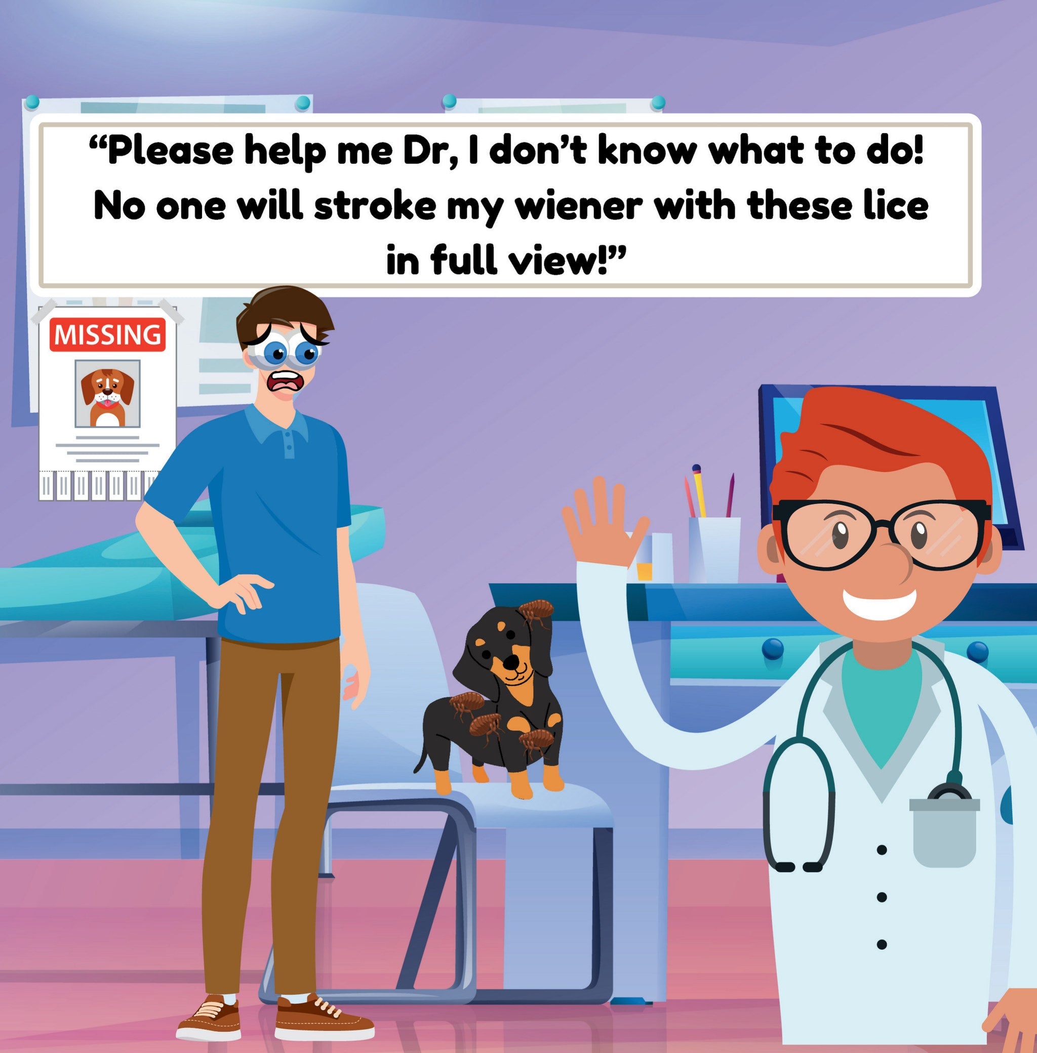 Jake's Wiener Has Lice!: A Day In The Life Of A Vet