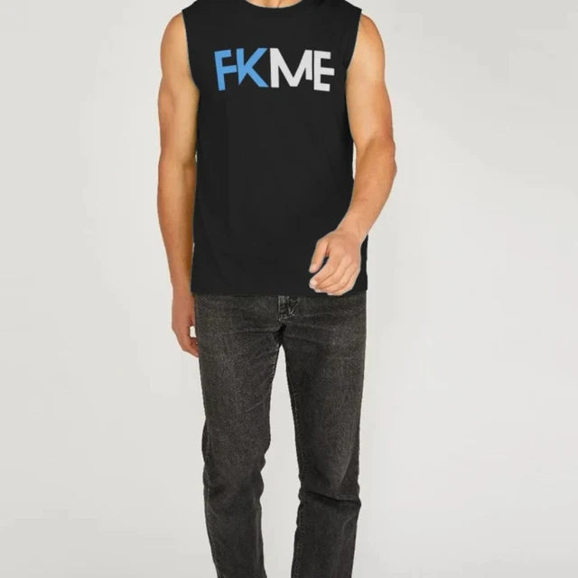 Light Blue Logo Tank Top